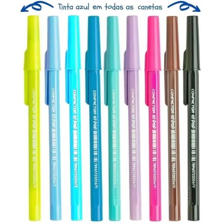 CANETA ESFEROGRAFICA COMPACTOR POP